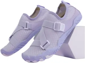 Women's Lightweight Indoor Workout Shoes for Jump Rope Yoga Pilates Squats Deadlifts Aerobics (Purple,4.5)