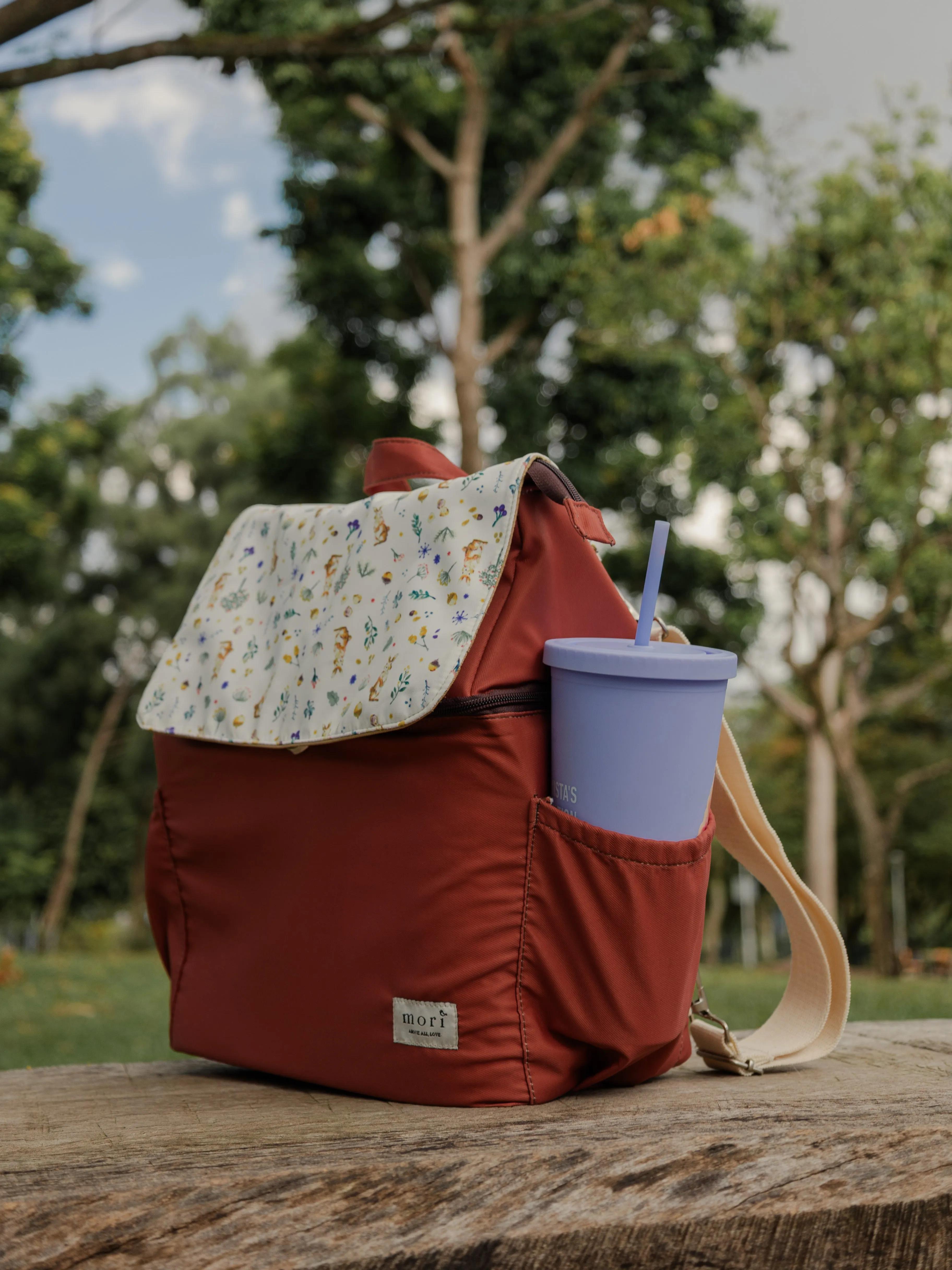Woodland Rabbit Brown Insulation Bag (Breast Pump/Diaper/Picnic)