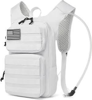 wotony Hydration Backpack with Water Bladder for Hiking Tactical Hydration Pack for Men Women Molle Water Backpack for Hiking