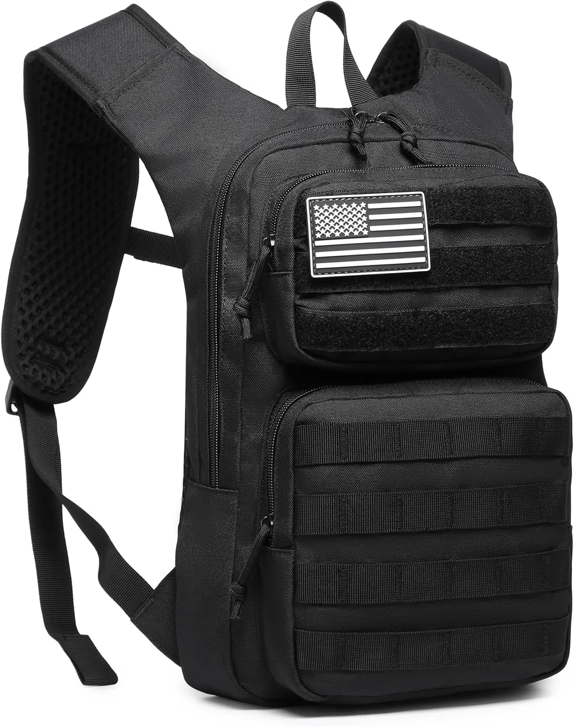 wotony Hydration Backpack with Water Bladder for Hiking Tactical Hydration Pack for Men Women Molle Water Backpack for Hiking