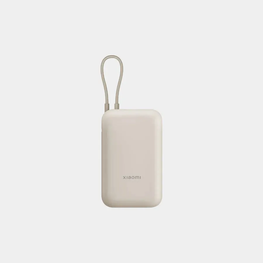 Xiaomi Power Bank 10000MAH (INTEGRATED CABLE) - TAN