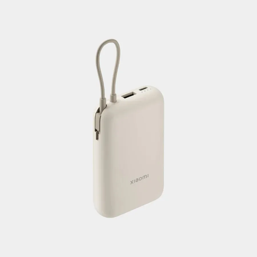 Xiaomi Power Bank 10000MAH (INTEGRATED CABLE) - TAN