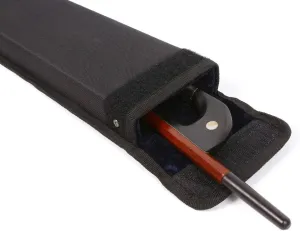 yinfente Upright Double Bass Bow Case for One French German Bass Bow bag With Shoulder Strap (Black)