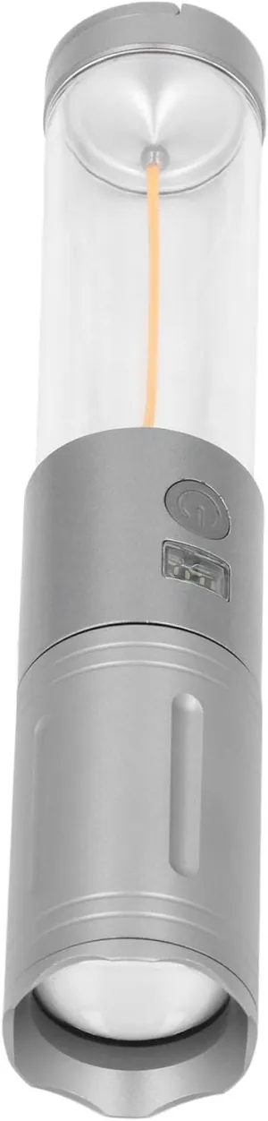 Zerodis 5000 Lm Zoomable LED Flashlight Long Battery Life for Camping Fishing Preparations
