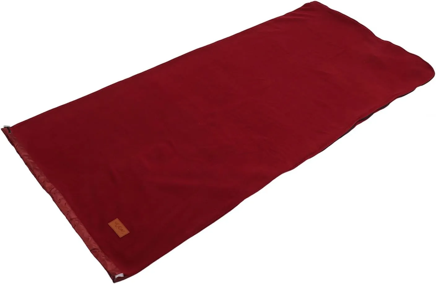 Zippered Camping Blanket, Double Washable Sleeping Bag Liner, Extra Thick, for Backpacking
