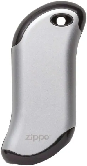 Zippo Silver HeatBank 9s Rechargeable Hand Warmer